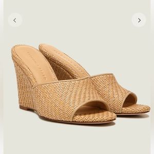 COPY - Veronica beard raffia sandal size 9